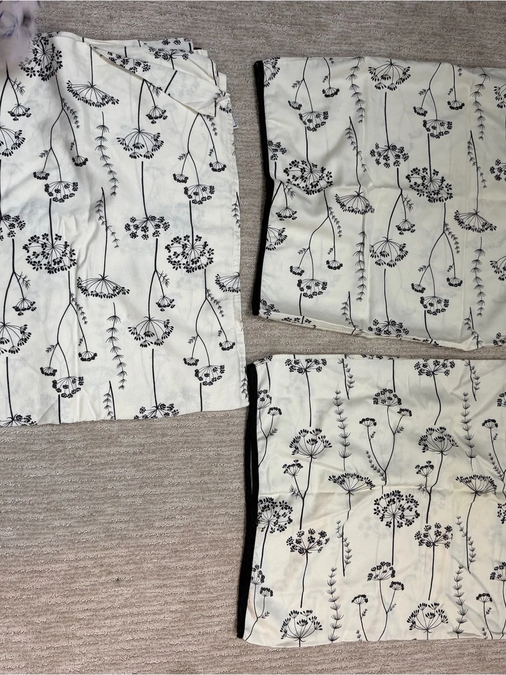 WAVERLY Home Vintage Flower Print Sheet Set Full/Queen